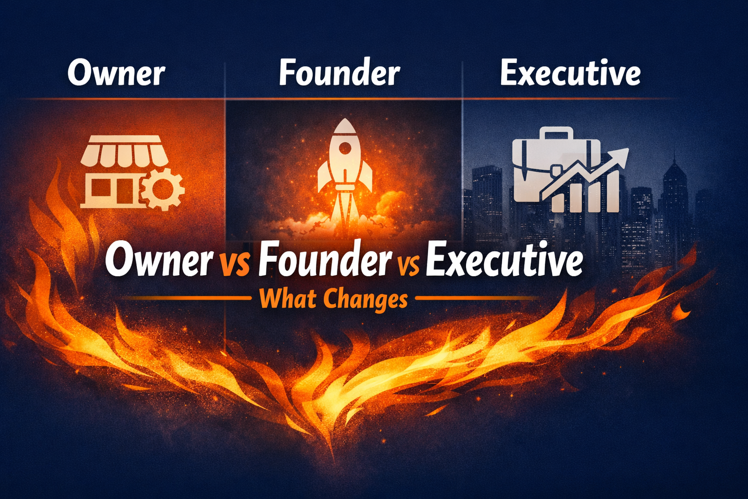 Business Coaching: Owners vs Founders vs Executives